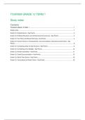 TOURISM GRADE 12 TERM 1 Study notes  