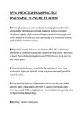 APEA PREDICTOR EXAM PRACTICE ASSESSMENT 2026 CERTIFICATION