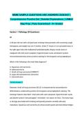 NBME SAMPLE QUESTIONS AND ANSWERS 2026&sol;2027 &vert; Comprehensive Practice Set &vert; Detailed Explanations &vert; USMLE Step Prep &vert; Pass Guaranteed - A&plus; Graded
