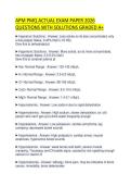APM PMQ ACTUAL EXAM PAPER 2026 QUESTIONS WITH SOLUTIONS GRADED A&plus;