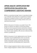 APPIAN ANALYST CERTIFICATION PREP CERTIFICATION EVALUATION 2026 COMPREHENSIVE QUESTIONS ANSWERS