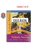 Principles of Pediatric Nursing 8th Edition &lpar;PDF&rpar; &ndash; Jane W&period; Ball &ndash; Test Bank &lpar;Chapters 1&ndash;31&rpar;