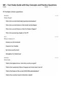 ME &ndash; Test Study Guide with Key Concepts and Practice Questions