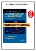 Fundamentals of Nuclear Science and Engineering 3rd Edition &lpar;2016&rpar; - Shultis & Faw - Solution Manual &lpar;PDF&rpar;