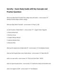 Sorority &ndash; Exam Study Guide with Key Concepts and Practice Questions
