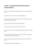 Sorority &ndash; Test Study Guide with Key Concepts and Practice Questions