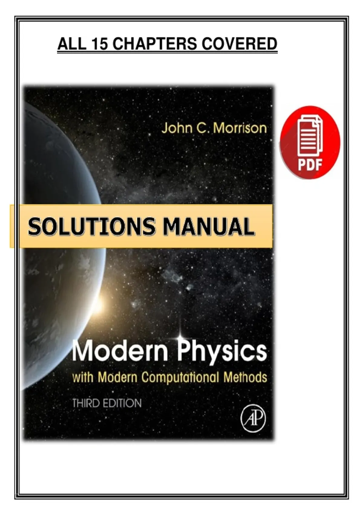 Modern Physics with Modern Computational Methods 3rd Edition (2020 ...