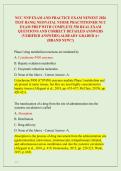 NCC NNP EXAM AND PRACTICE EXAM NEWEST 2026  TEST BANK&vert; NEONATAL NURSE PRACTITIONER NCC  EXAM PREP WITH COMPLETE 550 REAL EXAM  QUESTIONS AND CORRECT DETAILED ANSWERS  &lpar;VERIFIED ANSWERS&rpar; ALREADY GRADED A&plus;  &lpar;BRAND NEW&excl;&excl;&rpar; 