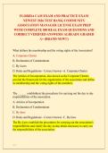 FLORIDA CAM EXAM AND PRACTICE EXAM  NEWEST 2026 TEST BANK&vert; COMMUNITY  ASSOCIATION MANAGER LICENSE EXAM PREP  WITH COMPLETE 500 REAL EXAM QUESTIONS AND  CORRECT VERIFIED ANSWERS&sol; ALREADY GRADED  A&plus; &lpar;BRAND NEW&excl;&excl;&rpar; 