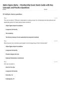 Alpha Sigma Alpha &ndash; Membership Exam Study Guide with Key Concepts and Practice Questions