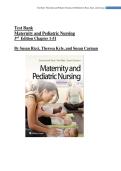 Maternity and Pediatric Nursing Test Bank &lpar;3rd Edition&rpar; &ndash; Complete Questions & Answers &vert; ISBN 9781451194005 &vert; Maternal & Child Nursing Practice Test 2026