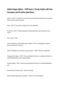 Alpha Kappa Alpha &ndash; MIP Exam 1 Study Guide with Key Concepts and Practice Questions
