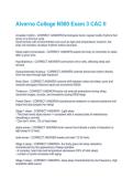 Alverno College N500 Exam 3 CAC II Questions With Correct Solutions&comma; Already Passed&excl;&excl;