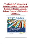 Safe Maternity & Pediatric Nursing Care Test Bank &lpar;2nd Edition&rpar; &ndash; Complete Questions & Answers &vert; ISBN 9780803697348 &vert; Luanne Linnard Palmer &vert; Maternal & Child Health Nursing Exam Practice