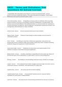 D023 - Terms and Definitions Test Questions All Solved Correct&period;