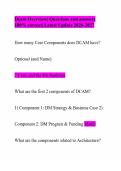 Dcam Overview&vert; Questions and answers 100&percnt; correct&vert; Latest Update 2026-2027