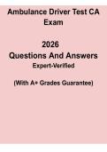 California Ambulance Driver Test PDF &vert; Emergency Vehicle Operator Certification Practice & Study Guide