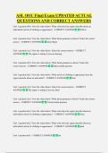 ASL 101U Final Exam UPDATED ACTUAL  QUESTIONS AND CORRECT ANSWERS
