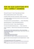 EGR 450 QUIZ QUESTIONS WITH 100&percnt; CORRECT ANSWERS