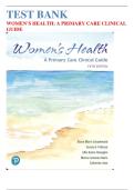 Test Bank forr Women's Health&colon; A Primary Care Clinical Guide 5th Edition&comma; By Diane Schadewald&comma; Ursula Pritha &vert; 9780135458624&vert; All Chapters 1-26&vert; LATEST