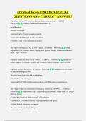 FITSP-M Exam UPDATED ACTUAL  QUESTIONS AND CORRECT ANSWERS