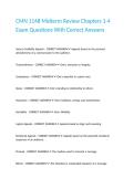 CMN 1148 Midterm Review Chapters 1-4 Exam Questions With Correct Answers