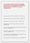CSX CONDUCTOR EXAM WITH VERIFIED  QUESTIONS AND ANSWERS&vert;&vert; GUARANTEED  PASS&vert;&vert; ALREADY GRADED A&plus;&vert;&vert; LATEST  VERSION 2026