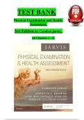 TEST BANK  for Physical Examination and Health  Assessment   3rd Edition by Carolyn Jarvis&comma;   All Chapters 1 - 32  complete