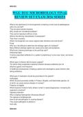 WGU D311 MICROBIOLOGY FINAL  REVIEW SET EXAM 2026 SERIES 