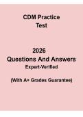 CDM Practice Test PDF &vert; Certified Dietary Manager Exam & Study Guide