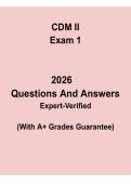 CDM II Exam 1 PDF &vert; Certified Dietary Manager Level 2 Exam & Study Guide