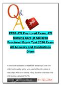 ATI Pediatrics Proctored Exam Review &ndash; 90 Practice Questions on Child Development&comma; Respiratory Disorders & Pediatric Nursing Care