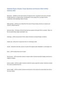 Radiation Physics Chapter 2 Exam Questions and Answers 2026&period; Exam Revision Questions And Correct Answers &vert; Graded A&plus; &vert; 2025&sol;2026&vert;