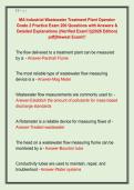 MA Industrial Wastewater Treatment Plant Operator  Grade 2 Practice Exam 200 Questions with Answers &  Detailed Explanations &vert;&vert;Verified Exam&excl;&excl;&vert;&vert;&lpar;2026 Edition&rpar;  pdf&vert;&vert;Newest Exam&excl;&excl;&excl;