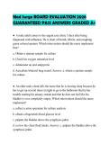 Med Surge BOARD EVALUATION 2026 GUARANTEED PASS ANSWERS GRADED A&plus;