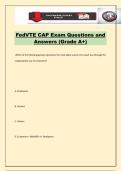 FedVTE CAP Exam Questions and Answers &lpar;Grade A&plus;&rpar;