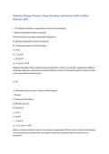 Radiation Therapy Chapter 8 Exam Questions and Answers With Verified&period; Latest 2026 Update&period; 
