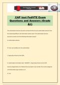CAP test FedVTE Exam Questions and Answers &lpar;Grade A&plus;&rpar;