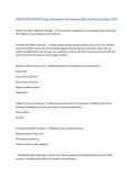 RADIATION THERAPY Exam Questions and Answers With Verified Solutions 2025&sol;2026&period; 