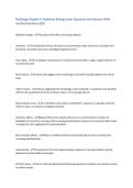 Radiology Chapter 4&colon; Radiation Biology Exam Questions and Answers 2026 Update&period; With Verified Solutions 2025&sol;2026