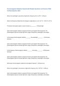 Exam Revision Questions And Correct Answers &vert; Graded A&plus; &vert; 2025&sol;2026&vert;Exam Revision Questions And Correct Answers &vert; Graded A&plus; &vert; 2025&sol;2026&vert;