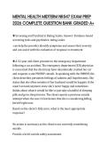 MENTAL HEALTH MIDTERM NR547 EXAM PREP 2026 COMPLETE QUESTION BANK GRADED A&plus;