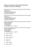 NURS 3110 EXAM 4 ICLICKER QUESTIONS WITH VERIRIED ACCURATE ANSWERS