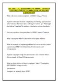 NSG 320 EXAM 3 QUESTIONS AND CORRECT DETAILED  ANSWERS &lpar;VERIFIED ANSWERS&rpar; &vert;ALREADY GRADED  A&plus;&vert;&vert;BRAND NEW