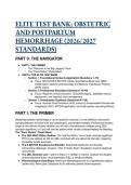 2026&sol;2027 Elite Obstetric & Postpartum Hemorrhage Test Bank &vert; Maternal-Newborn Nursing & NCLEX Prep