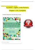 Test Bank For Calculation of Drug Dosages  12th Edition   by Sheila J&period; Ogden&comma; Linda Fluharty   Chapter 1-19 &vert; Complete 