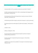 BISC 261 Exam Questions and answers with complete solutions Latest Updated 2025&sol; 2026&period; Exam Questions and Correct Answers With 100&percnt; Correct Answers &vert; Latest 2025&sol;2026 &vert; 