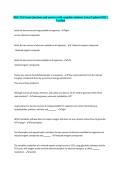 BISC 261 Exam Questions and answers with complete solutions Latest Updated 2025&sol; 2026&period; Exam Questions and Correct Answers With 100&percnt; Correct Answers &vert; Latest 2025&sol;2026 &vert; 
