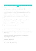 BISC 261 Exam Questions and answers with complete solutions Latest Updated 2025&sol;2026&period; 