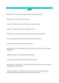 BISC 261 Exam Questions and answers with complete solutions Latest  2025 Update&period; Exam Revision Questions And Correct Answers &vert; Graded A&plus; &vert; 2025&sol;2026&vert;